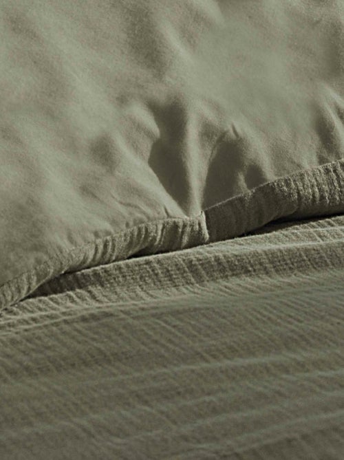 Conjunto de roupa de cama em gaze de algodão - Kiabi