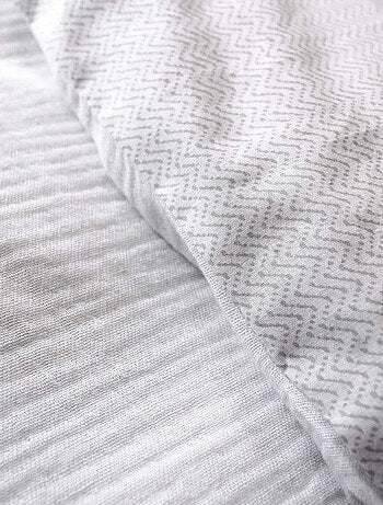 Conjunto de roupa de cama geométrica reversível