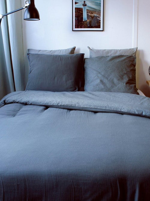 Conjunto de roupa de cama geométrica reversível - Kiabi