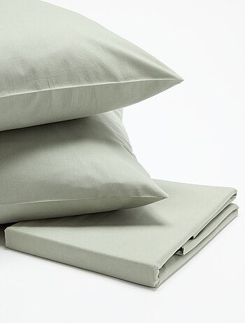Conjunto de roupa de cama liso para casal - 200x200cm