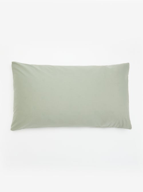Conjunto de roupa de cama liso para casal - 200x200cm - Kiabi Conjunto de roupa de cama liso para casal - 200x200cm - Kiabi