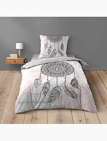 Conjunto de roupa de cama mandala e apanhador de sonhos