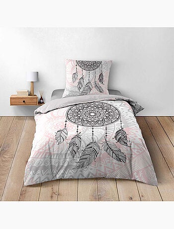 Conjunto de roupa de cama mandala e apanhador de sonhos