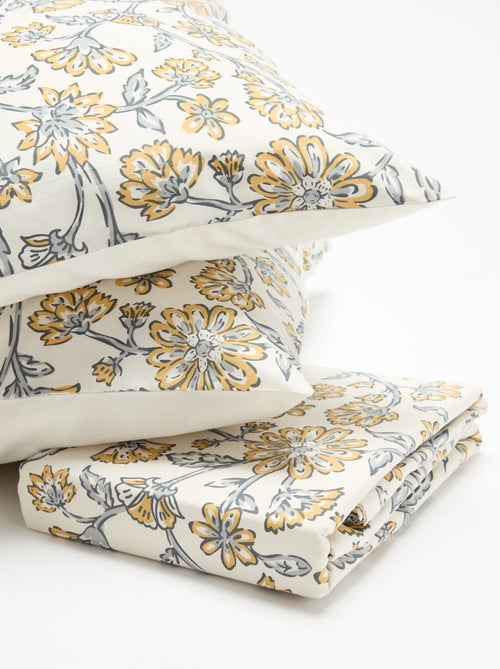 Conjunto de roupa de cama para 2 pessoas (240 x 220cm) - Kiabi Home - Kiabi