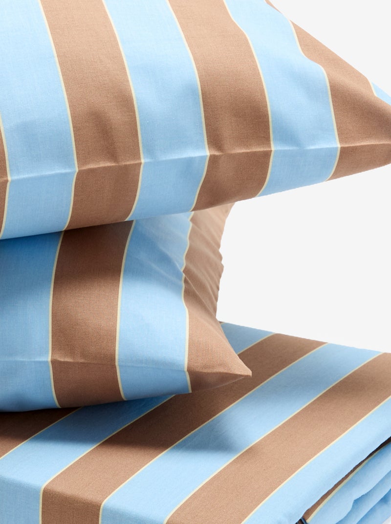Conjunto de roupa de cama para 2 pessoas (240 x 220cm) - Kiabi Home Azul - Kiabi