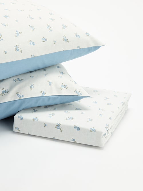 Conjunto de roupa de cama para 2 pessoas (240 x 220cm) - Kiabi Home - Kiabi