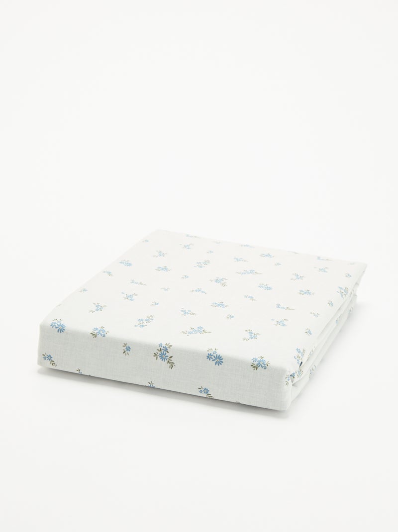 Conjunto de roupa de cama para 2 pessoas (240 x 220cm) - Kiabi Home Azul - Kiabi