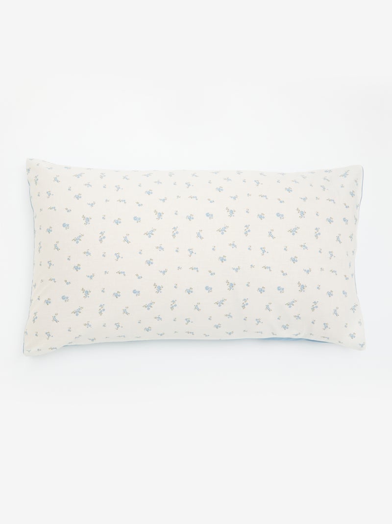 Conjunto de roupa de cama para 2 pessoas (240 x 220cm) - Kiabi Home Azul - Kiabi