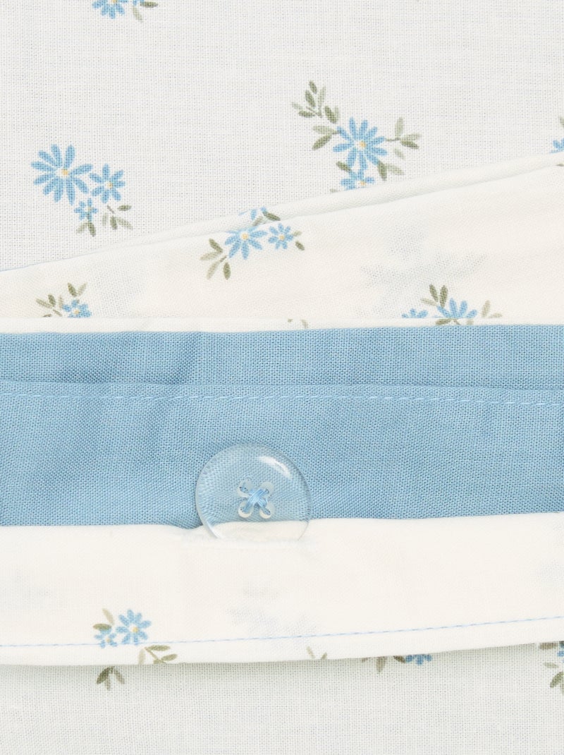 Conjunto de roupa de cama para 2 pessoas (240 x 220cm) - Kiabi Home Azul - Kiabi