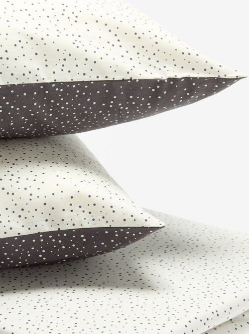 Conjunto de roupa de cama para 2 pessoas (240 x 220cm) - Kiabi Home - Kiabi
