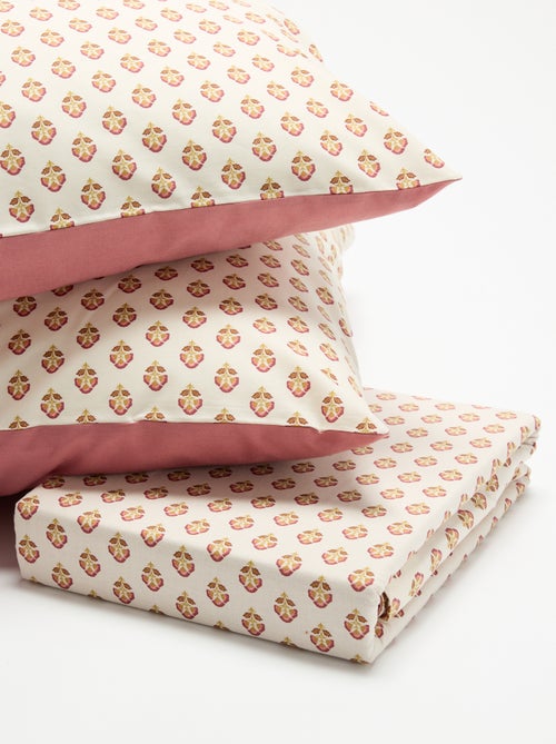Conjunto de roupa de cama para 2 pessoas (240 x 220cm) - Kiabi Home - Kiabi