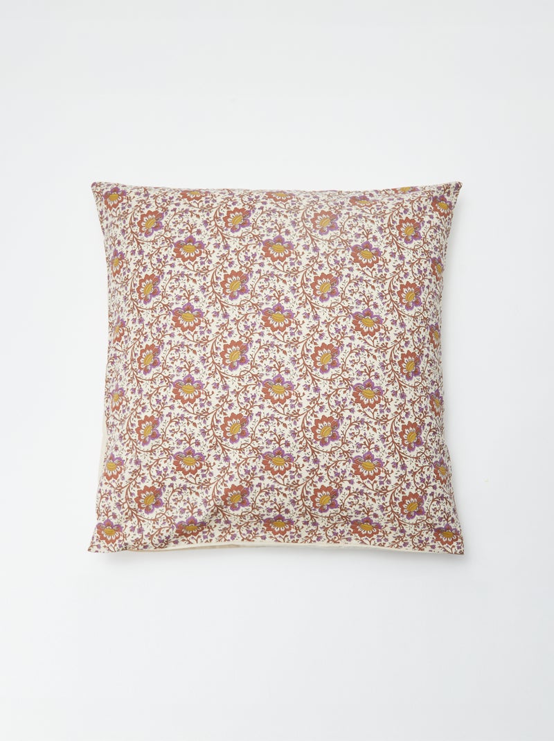 Conjunto de roupa de cama para 2 pessoas 240 x 220cm em algodão - Kiabi Home Bege - Kiabi
