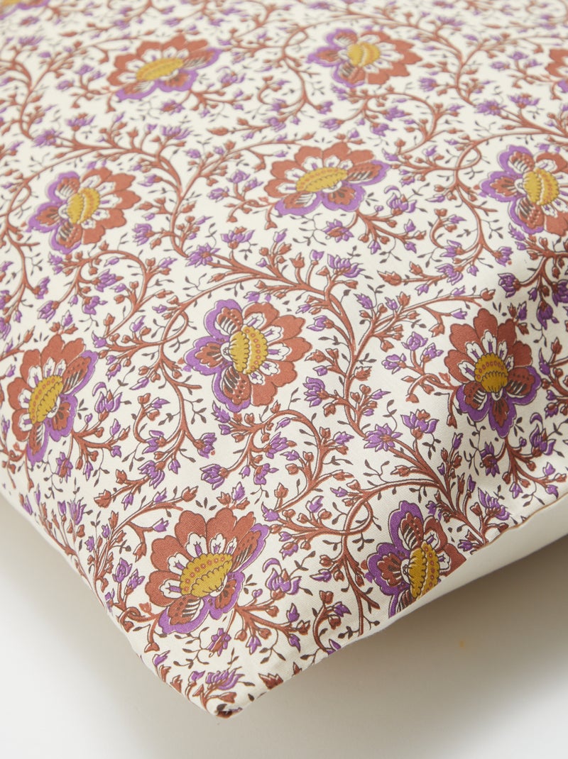 Conjunto de roupa de cama para 2 pessoas 240 x 220cm em algodão - Kiabi Home Bege - Kiabi