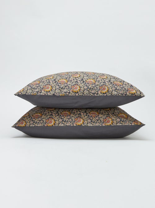 Conjunto de roupa de cama para 2 pessoas 240 x 220cm em algodão - Kiabi Home - Kiabi