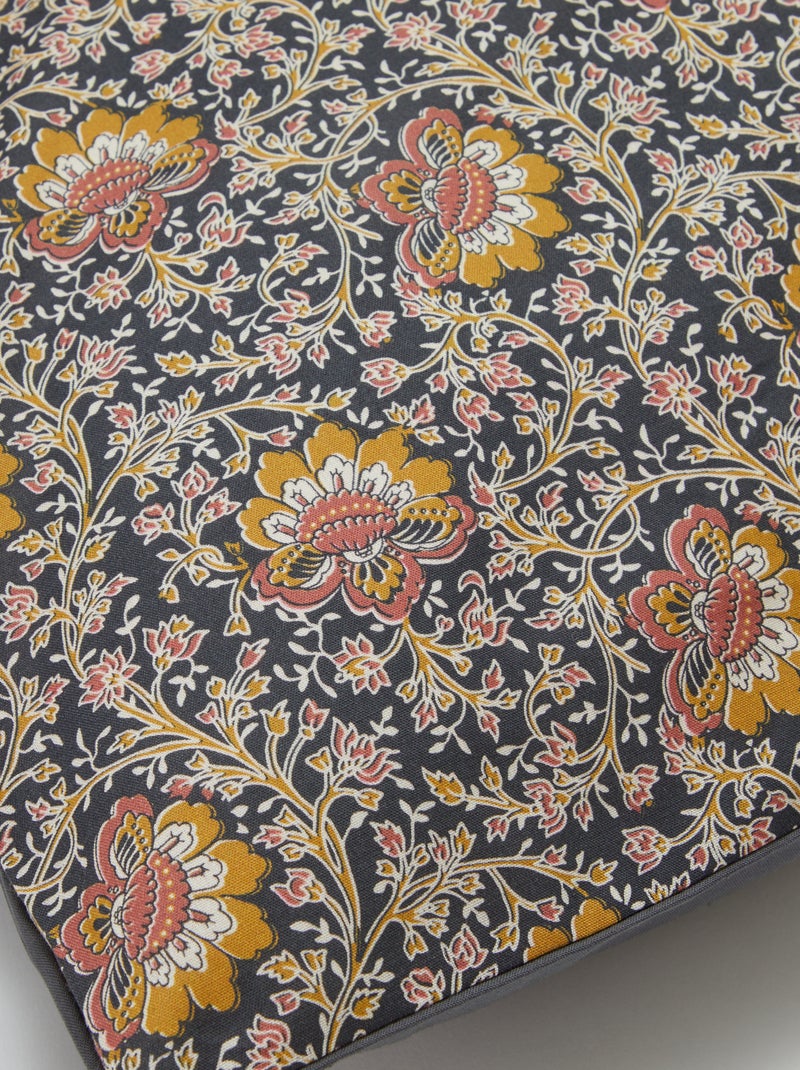 Conjunto de roupa de cama para 2 pessoas 240 x 220cm em algodão - Kiabi Home Preto - Kiabi