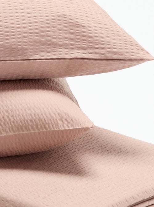 Conjunto de roupa de cama para 2 pessoas 240 x 220cm em seersucker - Kiabi