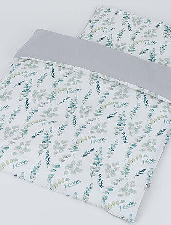 Conjunto de roupa de cama para bebé reversível em gaze de algodão | sevira kids