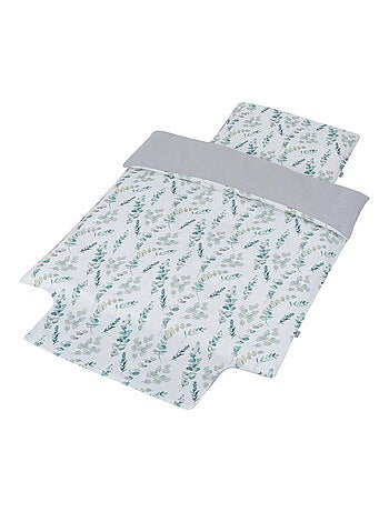 Conjunto de roupa de cama para bebé reversível em gaze de algodão | sevira kids
