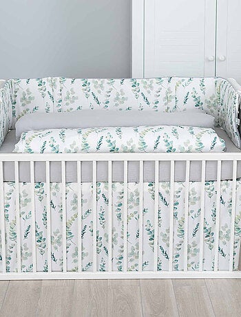 Conjunto de roupa de cama para bebé reversível em gaze de algodão | sevira kids