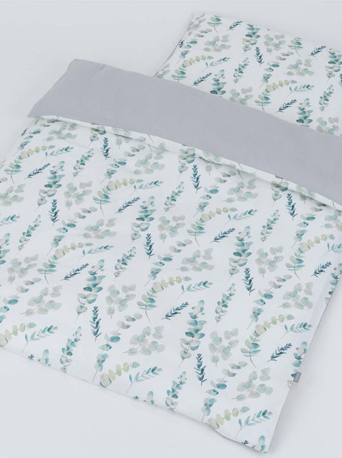 Conjunto de roupa de cama para bebé reversível em gaze de algodão | sevira kids - Kiabi Conjunto de roupa de cama para bebé reversível em gaze de algodão | sevira kids - Kiabi