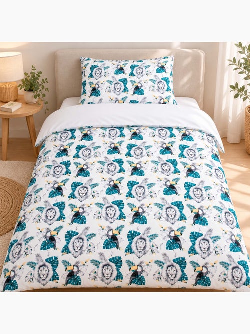 Conjunto de roupa de cama reversível para bebé em algodão | sevira kids - Kiabi