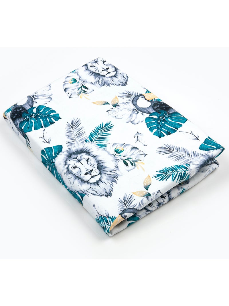 Conjunto de roupa de cama reversível para bebé em algodão | sevira kids Multicolorido - Kiabi