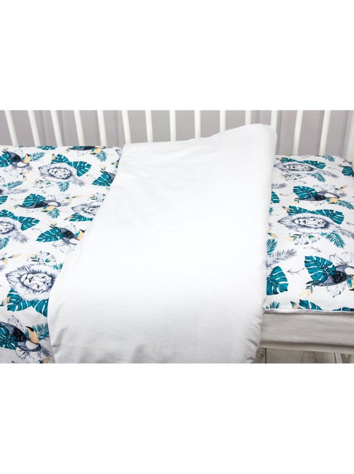 Conjunto de roupa de cama reversível para bebé em algodão | sevira kids - Kiabi