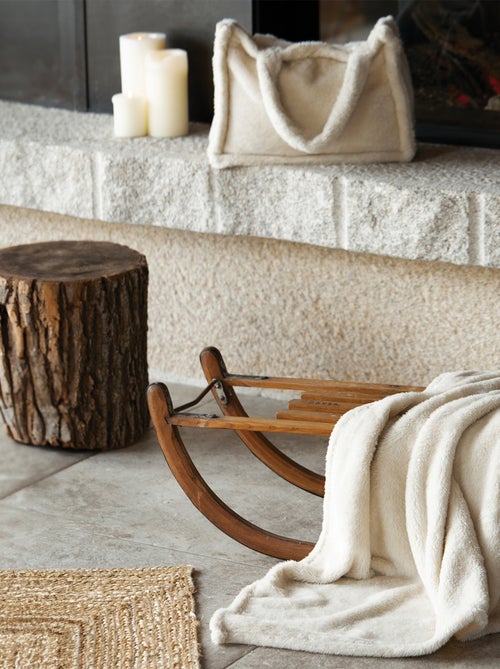 Conjunto de saco para almofada e tapete - Kiabi Conjunto de saco para almofada e tapete - Kiabi