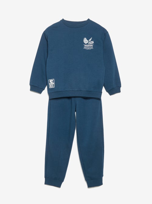 Conjunto de sweat e calças de jogging - 2 peças - Kiabi