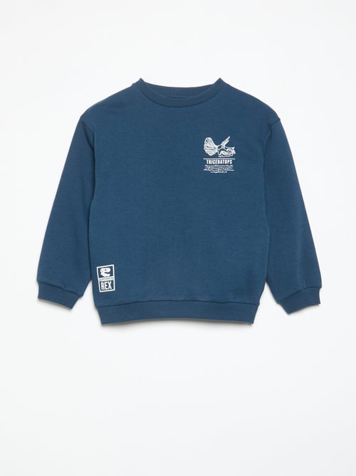 Conjunto de sweat e calças de jogging - 2 peças - Kiabi
