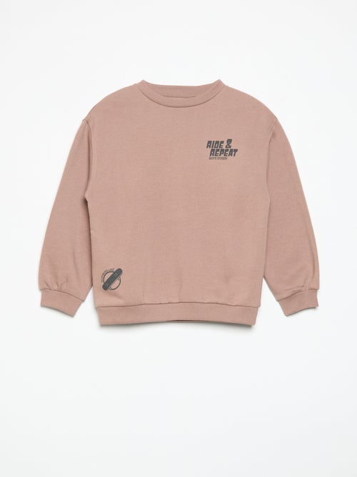 Conjunto de sweat e calças de jogging - 2 peças - Kiabi