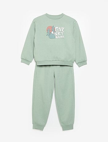 Conjunto de sweat e calças de jogging - 2 peças