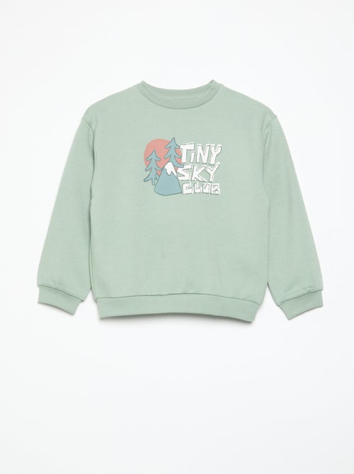 Conjunto de sweat e calças de jogging - 2 peças - Kiabi