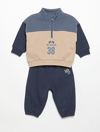 Conjunto de sweat e calças de jogging