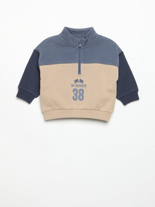 Conjunto de sweat e calças de jogging - Kiabi