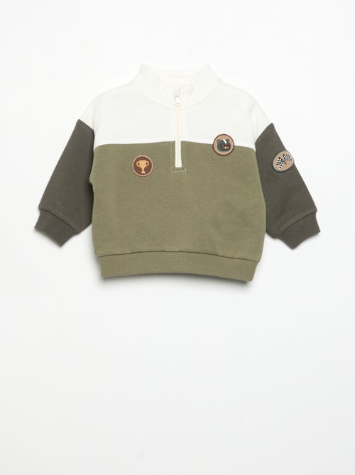 Conjunto de sweat e calças de jogging - Kiabi