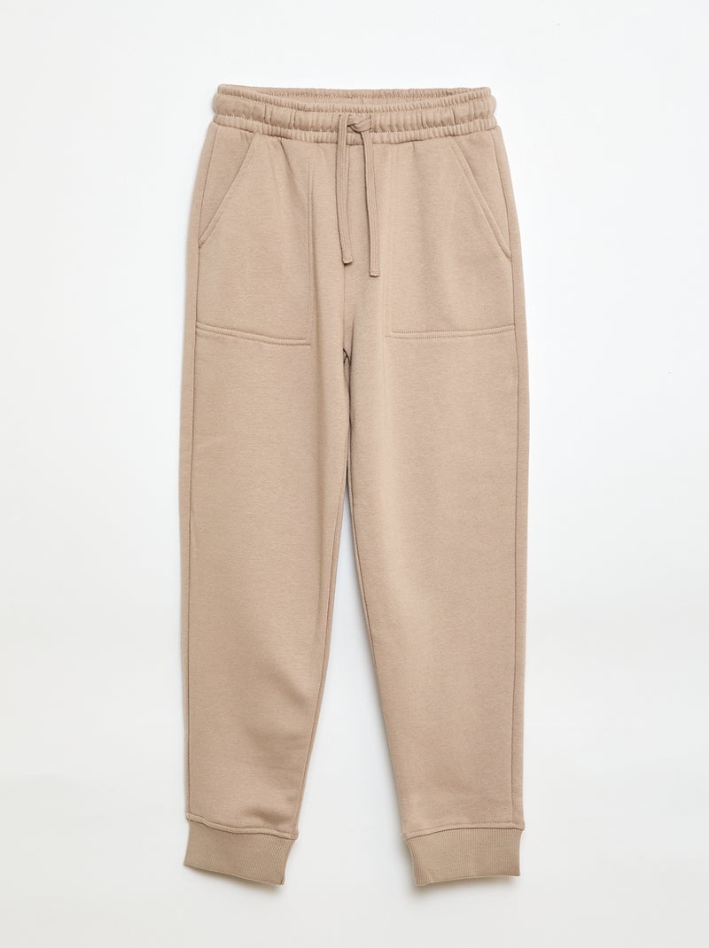 Conjunto de sweatshirt + calças de jogging - 2 peças Bege - Kiabi