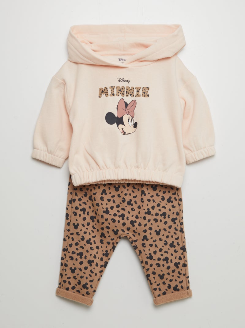 Conjunto de sweatshirt + calças 'Minnie' - 2 peças ROSA - Kiabi