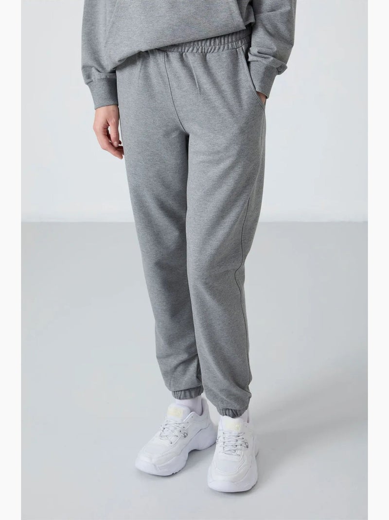 Conjunto de sweatshirt com capuz oversize e calças tommy Cinza - Kiabi