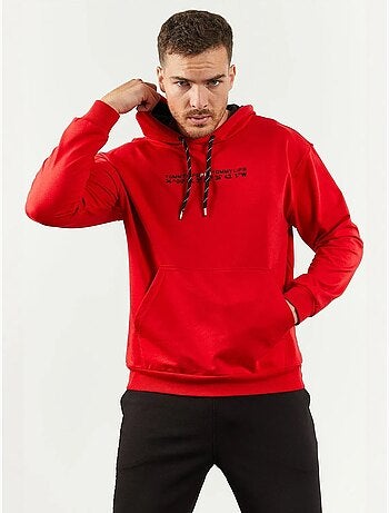 Conjunto de sweatshirt com capuz oversized e calças tommy