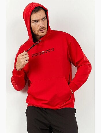 Conjunto de sweatshirt com capuz oversized e calças tommy