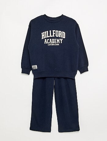 Conjunto de sweatshirt e calças de jogging - 2 peças