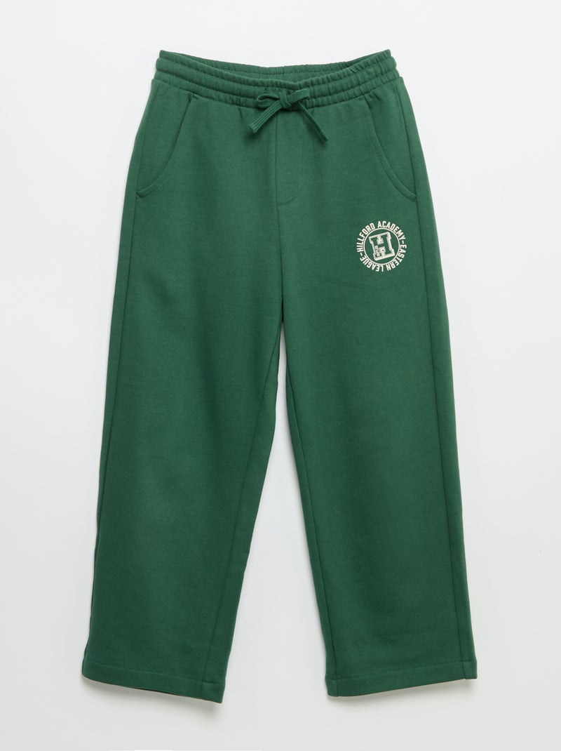 Conjunto de sweatshirt e calças de jogging - 2 peças Verde - Kiabi