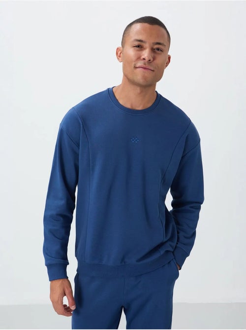 Conjunto de sweatshirt e calças em felpa de algodão e poliéster para homem tommy - Kiabi Conjunto de sweatshirt e calças em felpa de algodão e poliéster para homem tommy - Kiabi