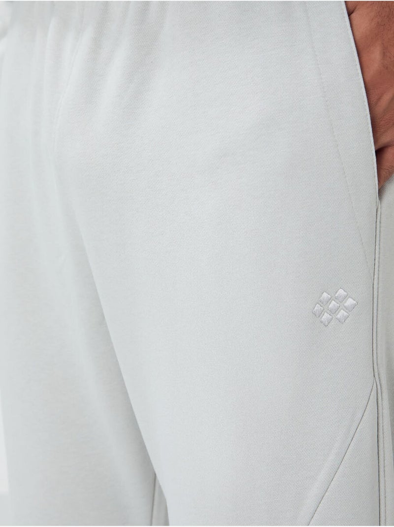 Conjunto de sweatshirt e calças em felpa de algodão e poliéster para homem tommy Cinza claro - Kiabi