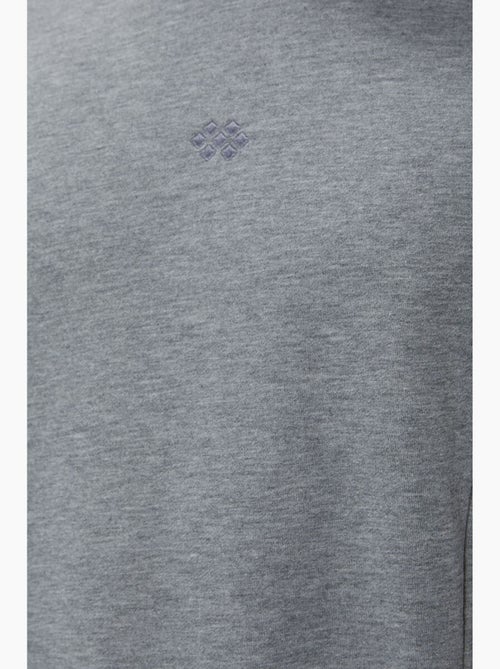 Conjunto de sweatshirt e calças em felpa de algodão e poliéster para homem tommy - Kiabi Conjunto de sweatshirt e calças em felpa de algodão e poliéster para homem tommy - Kiabi