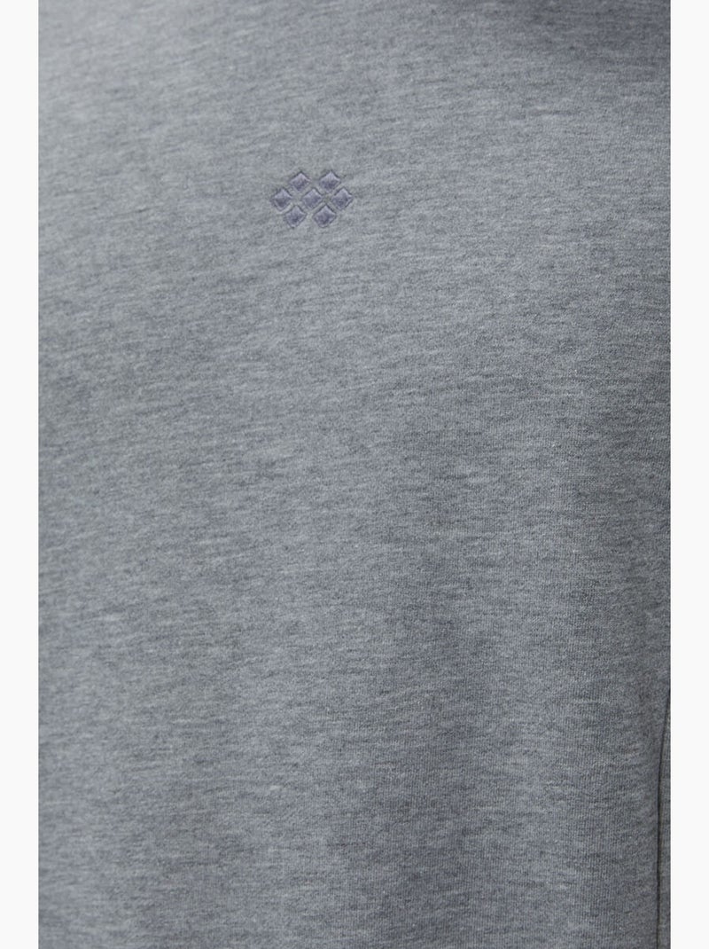 Conjunto de sweatshirt e calças em felpa de algodão e poliéster para homem tommy Cinza - Kiabi