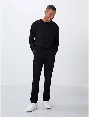 Conjunto de sweatshirt e calças em felpa de algodão e poliéster para homem tommy