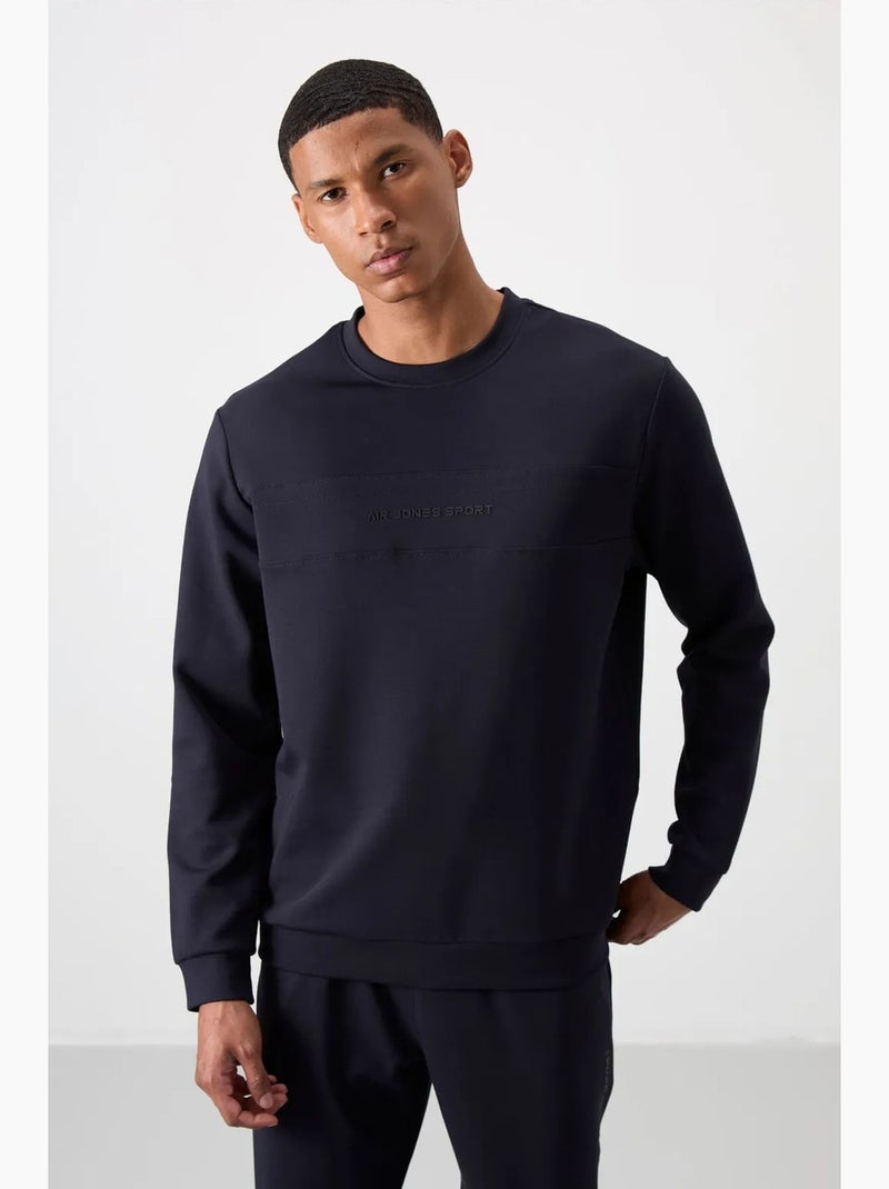 Conjunto de sweatshirt e calças em fleece estampado tommy Azul-marinho - Kiabi