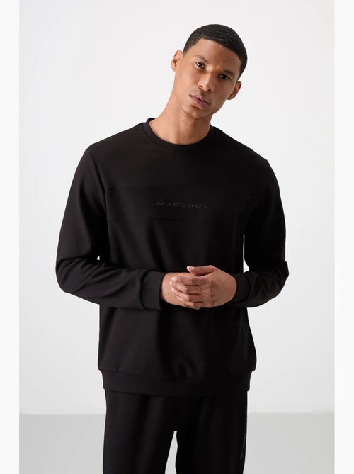 Conjunto de sweatshirt e calças em fleece estampado tommy - Kiabi Conjunto de sweatshirt e calças em fleece estampado tommy - Kiabi